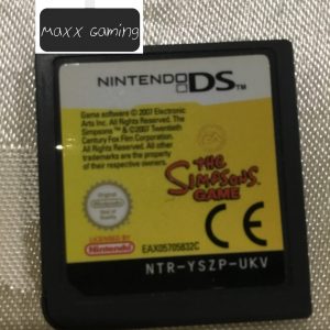 The Simpsons Game Nintendo Ds Cartridge Maxx Gaming