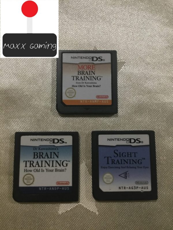 Brain Training Sight training Math training Cartridge Nintendo Ds Maxx Gaming