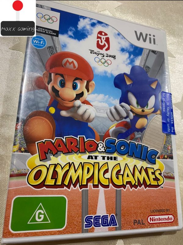 Mario and sonic at the olympic games Nintendo Wii Brand New sealed Maxx Gaming