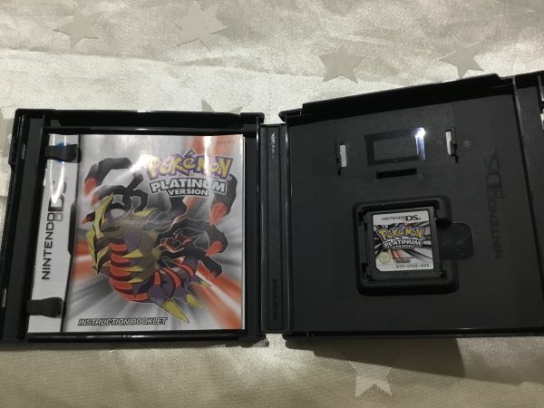 Pokemon Platinum Nintendo DS open picture game cartridge manual complete
