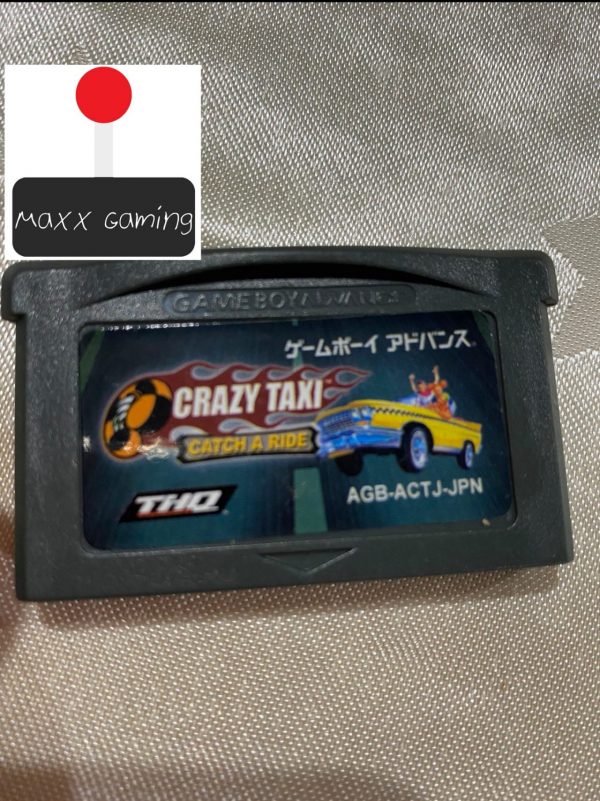 Crazy Taxi Catch a ride Nintendo Gameboy Advance Cartridge Japenese Maxx Gaming
